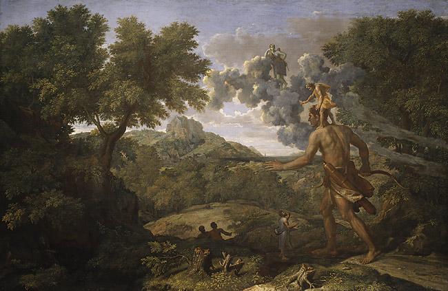 Nicolas Poussin Paysage avec Orion aveugle cherchant le soleil Sweden oil painting art